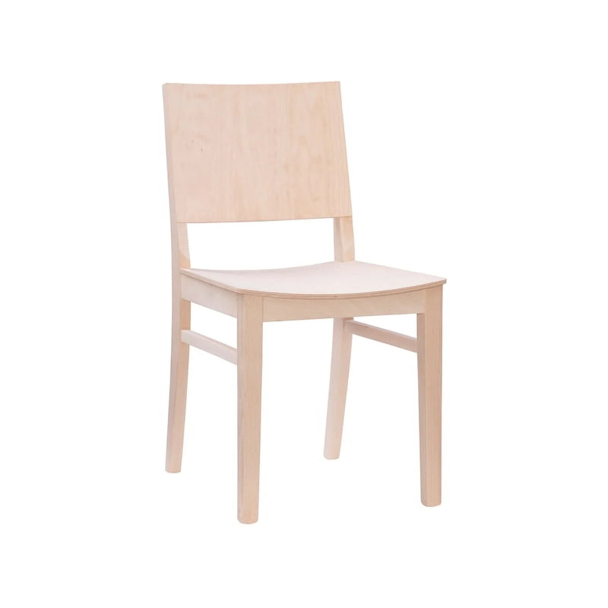 19'' Mid-Century Wood Side Chair Set of 2 L4425