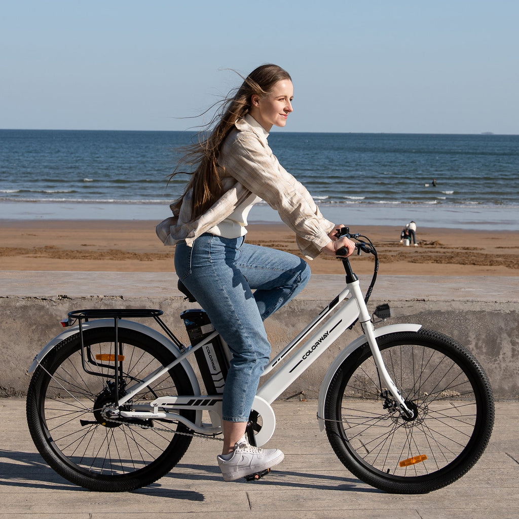 26" Electric Bike with 500W Motor and 36V 12AH Removable Battery L7011