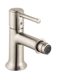 Brushed Nickel Single Hole Bidet Faucet S17166