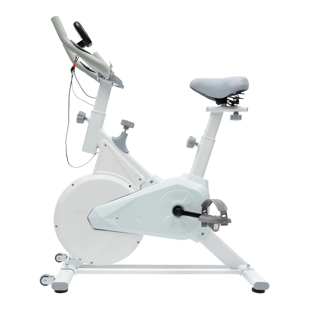 Indoor Cycling Exercise Bike White P769