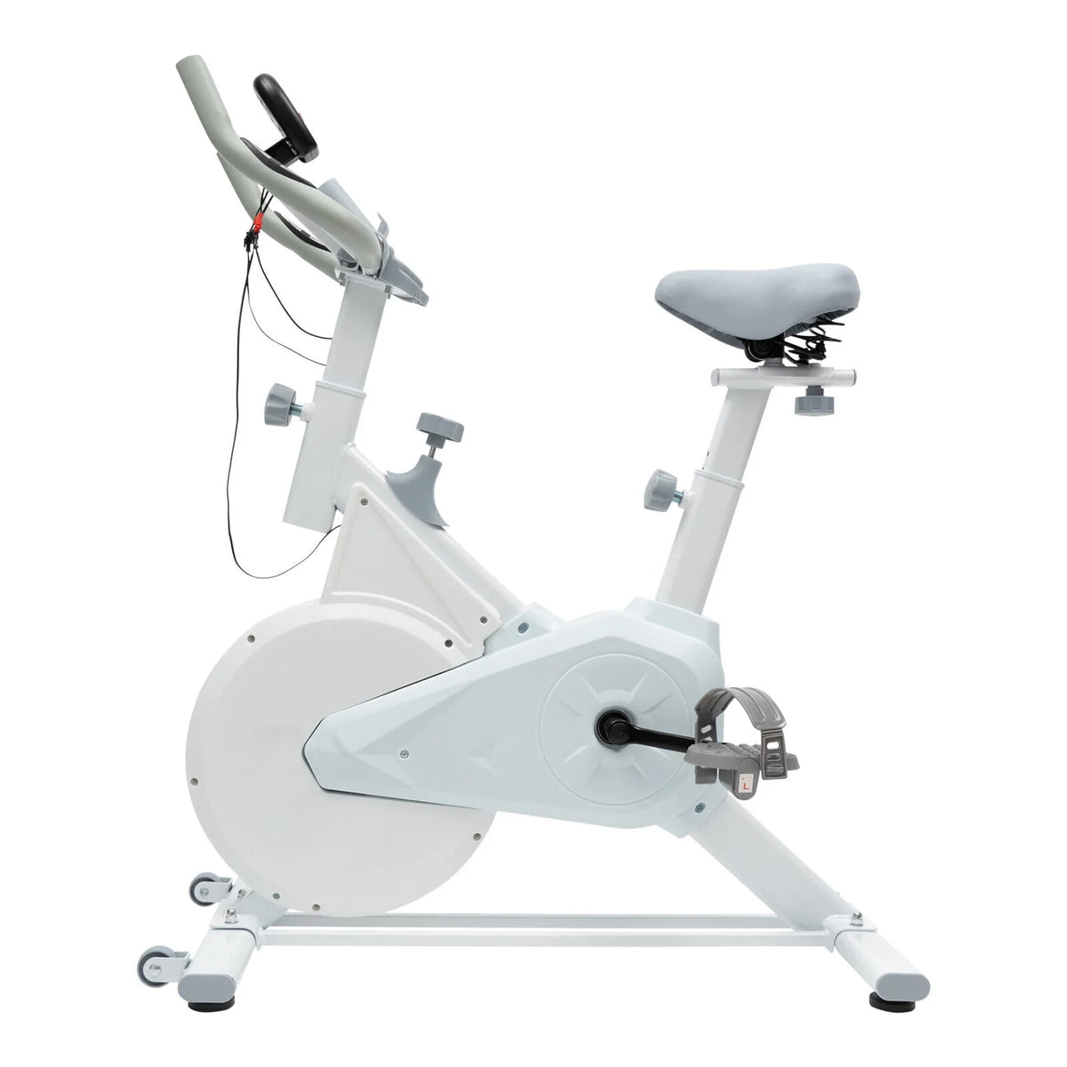 Indoor Cycling Exercise Bike White P769