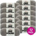 Medium Grey Mix Yarn, Multipack of 12 Q440612