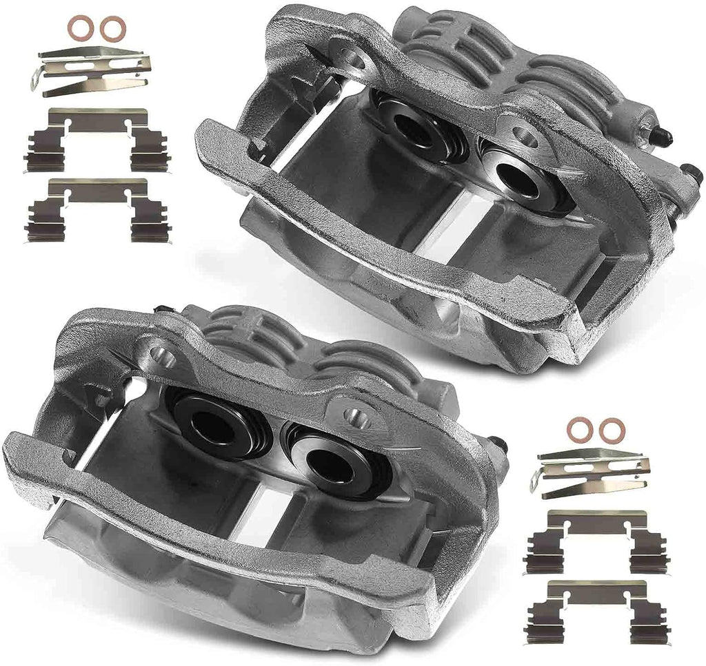 Disc Brake Caliper Assembly with Bracket Pack of 2 L21389