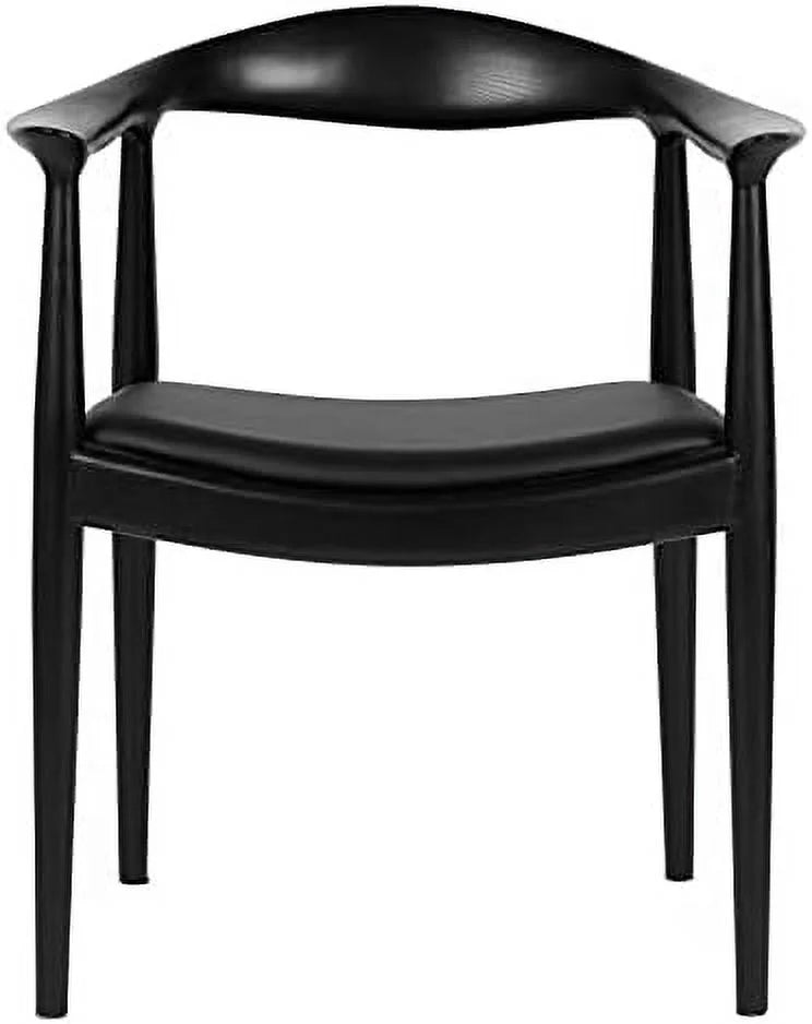 Black Upholstered Accent Chair D365423