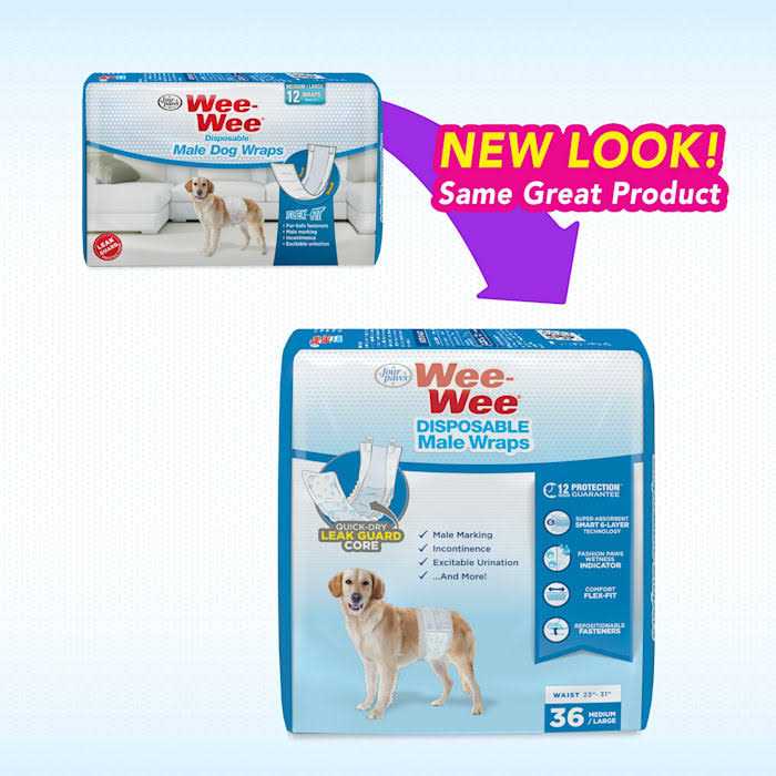 Disposable Male Dog Wraps H183347