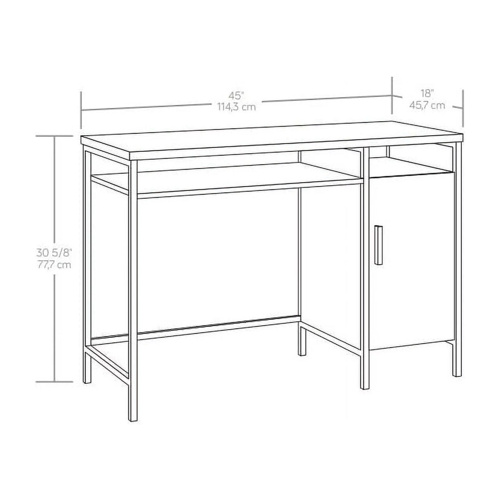 Engineered Wood and Metal Desk in Rich Walnut P967