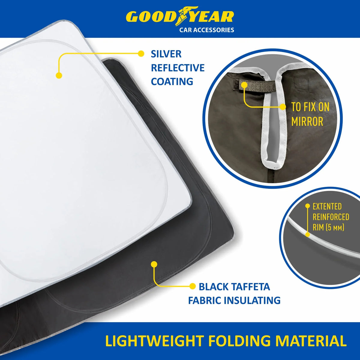 Foldable Windshield Sun Shade for Front Window W610