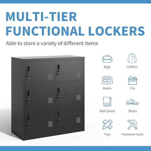 9 Door Metal Storage Locker with Locks A144864