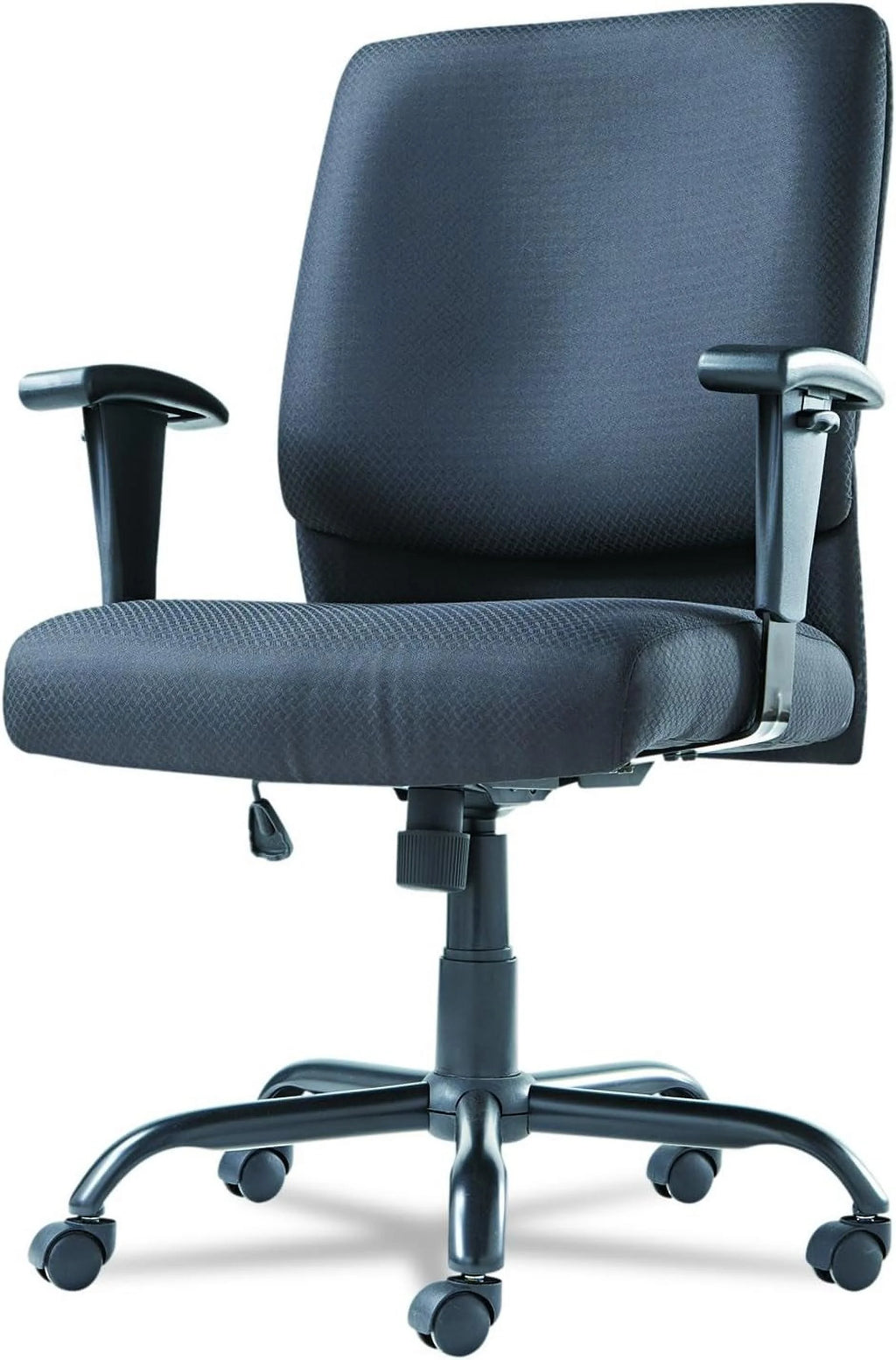 Big And Tall Black Swivel Tilt Chair I16810