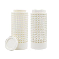 2-Pack White PVC Worm Compost Bin N798