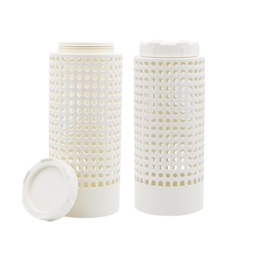 2-Pack White PVC Worm Compost Bin N798