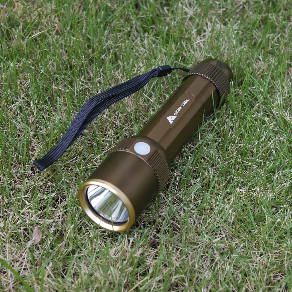 Rechargeable LED Flashlight with Power Bank and Hand Warmer, Green C29196