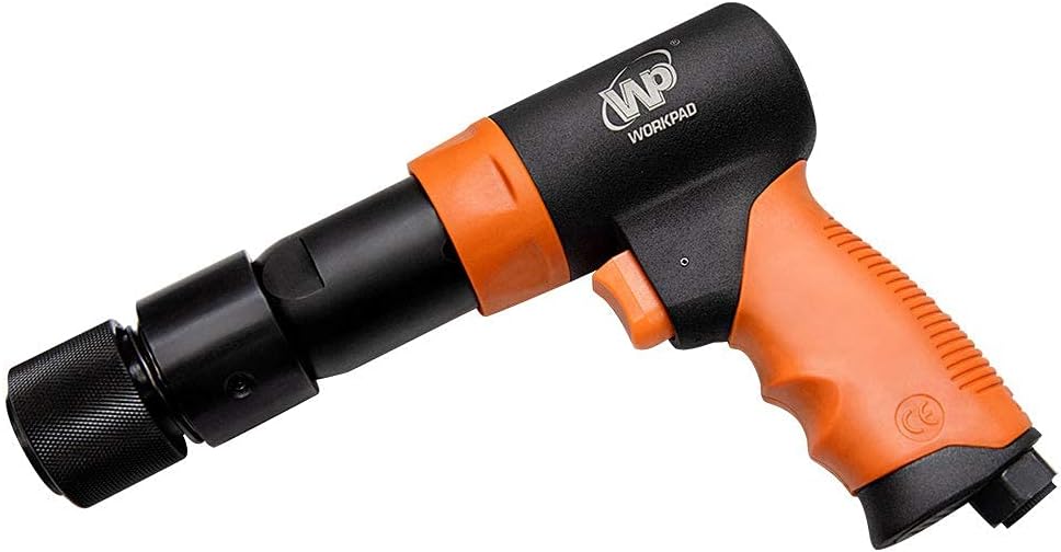 190mm Long Barrel Air Hammer with Quick Change Chisel Retainer and 4-Piece Chisels Set G4267