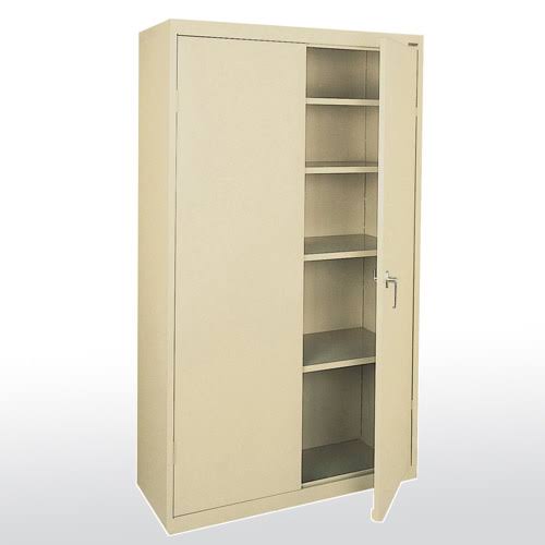Storage Cabinet 4 Shelves Dove Gray G368685