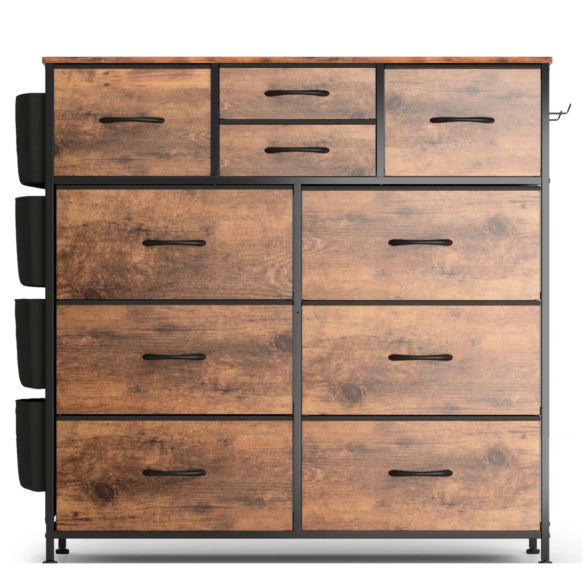 Brown 10 Drawer Dresser L205