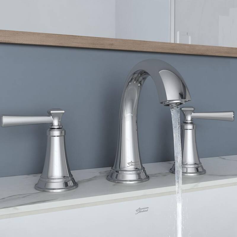 8 in. Widespread Double Handle Bathroom Faucet Polished Chrome 2-Pack V175