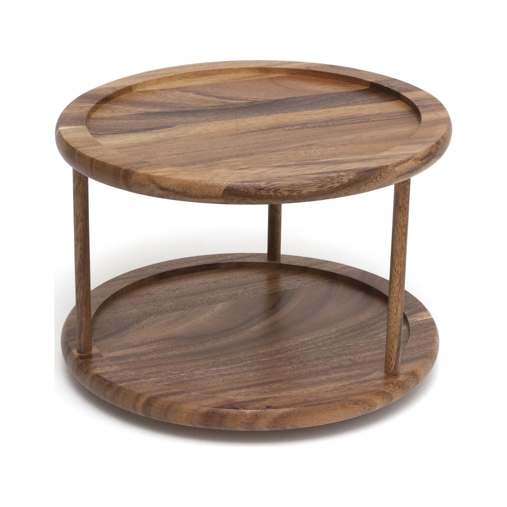 Acacia 2-Tier Turn Table P450