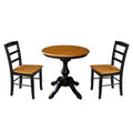 3 Piece Solid Wood Dining Set X197