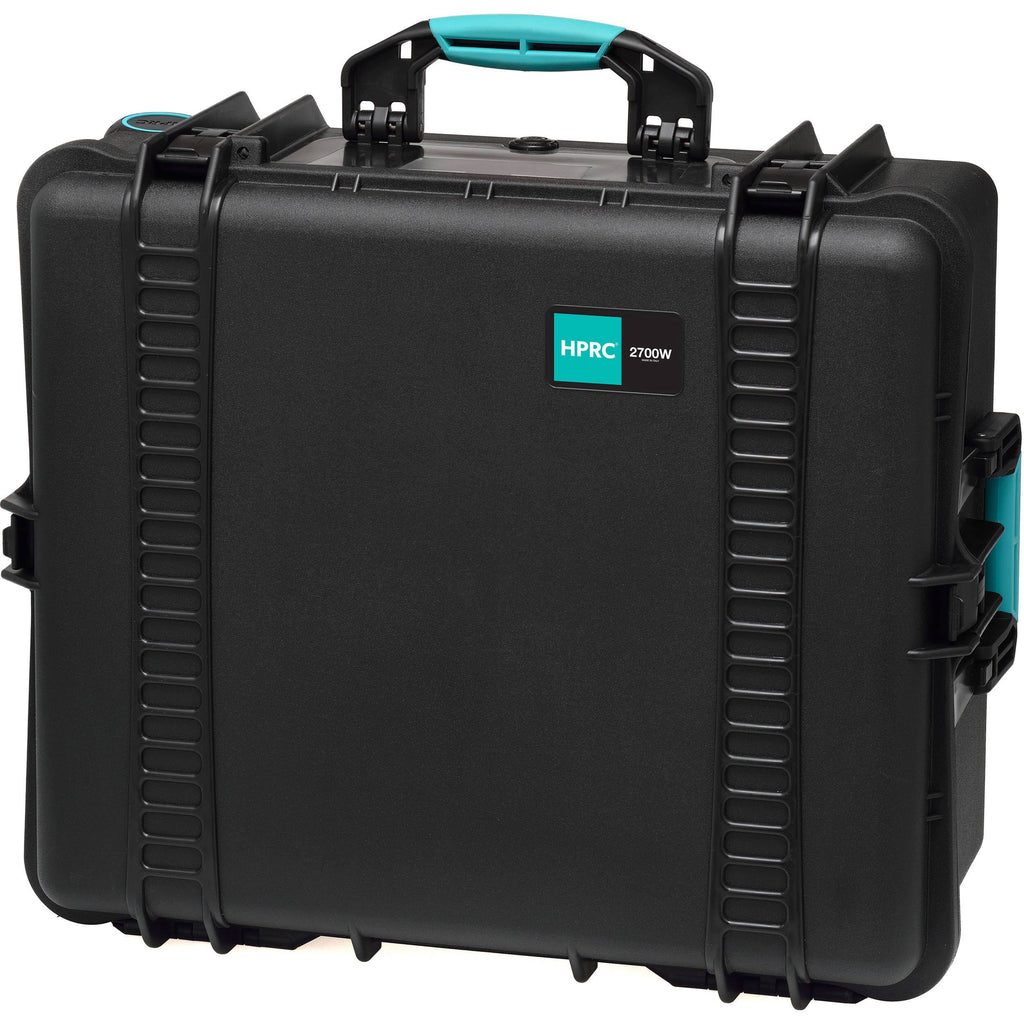 Black Wheeled Hard Case with Cubed Foam E1186