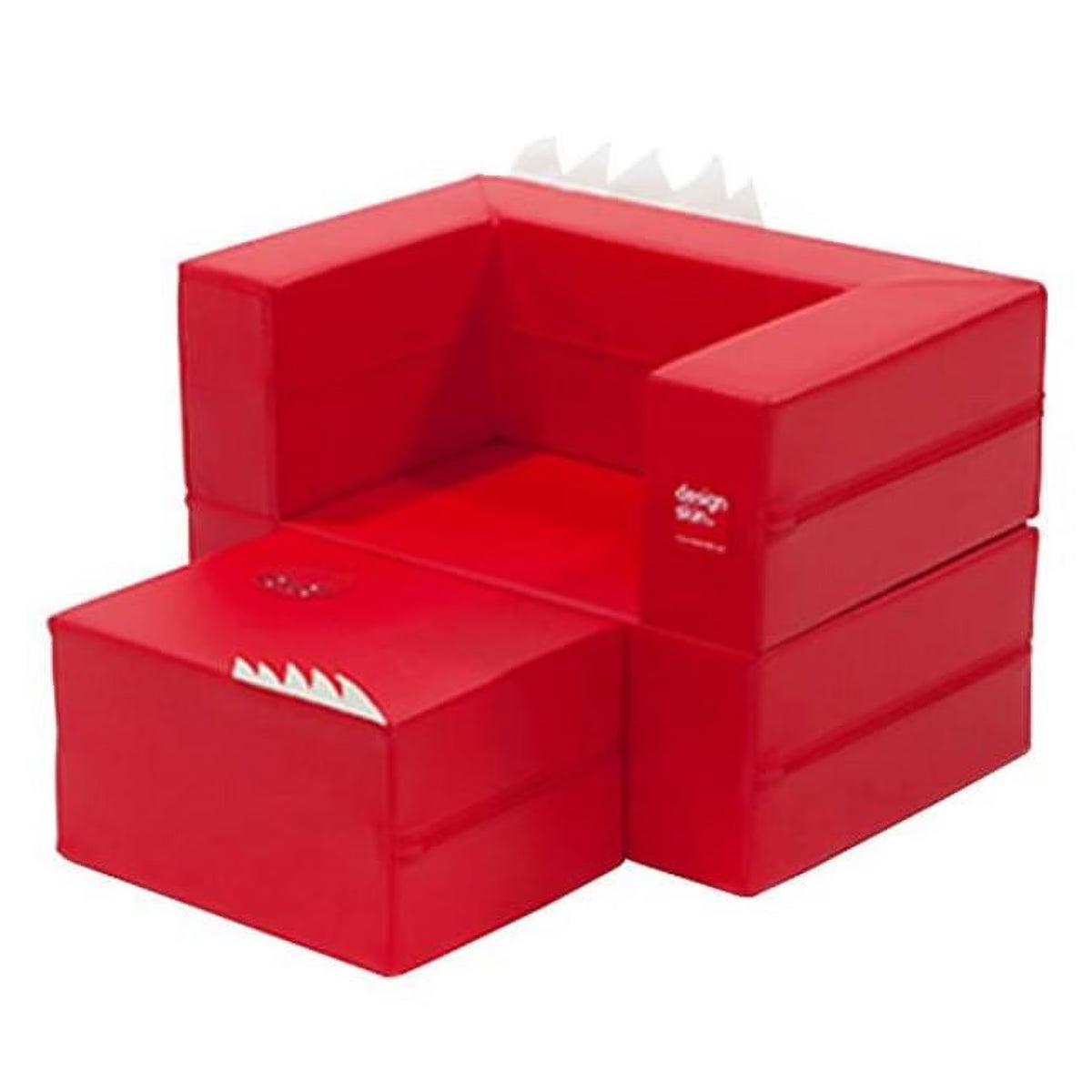 Red Transformable Play Sofa X839