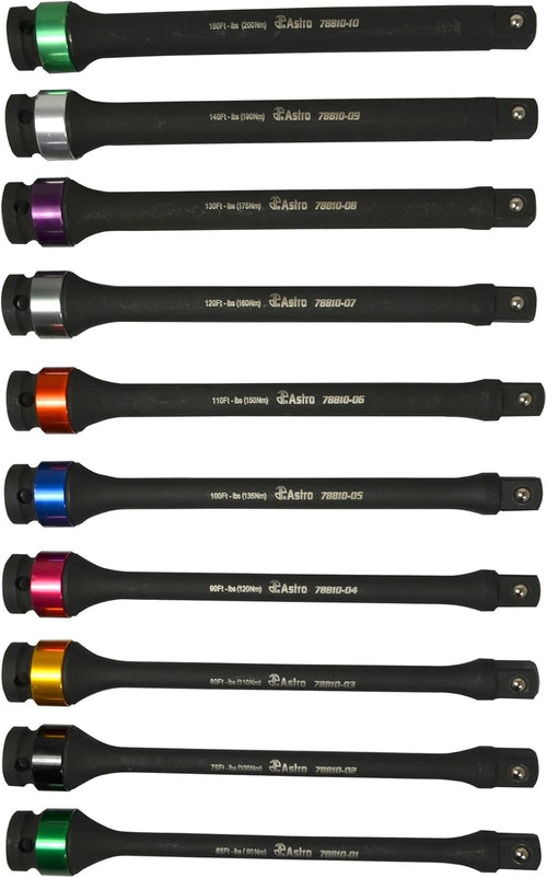 10-Piece Torque Limiting Extension Set U17650