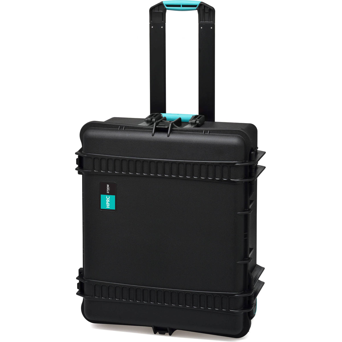 Black Wheeled Hard Case with Cubed Foam E1186
