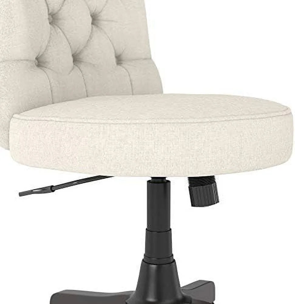 Light Gray Fabric Mid Back Tufted Office Chair C94127