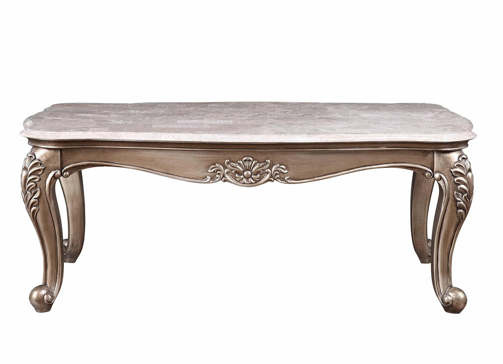 Beige Marble Coffee Table + 2 End Tables M8953