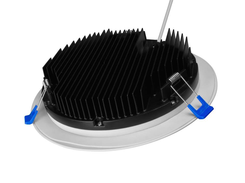 8 in. Round Black LED Downlight - 2700K X9463