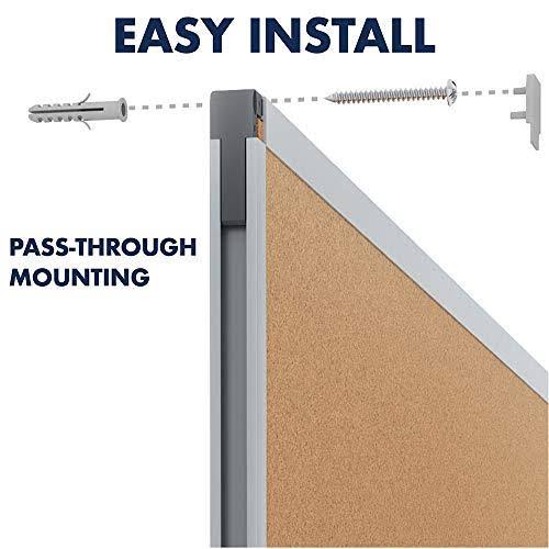 96 x 48 Cork Bulletin Board with Aluminum Frame H76145