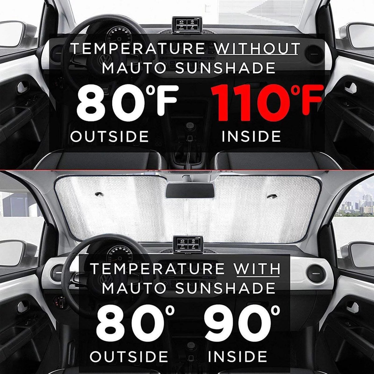 Christmas Windshield Sun Shade T3292