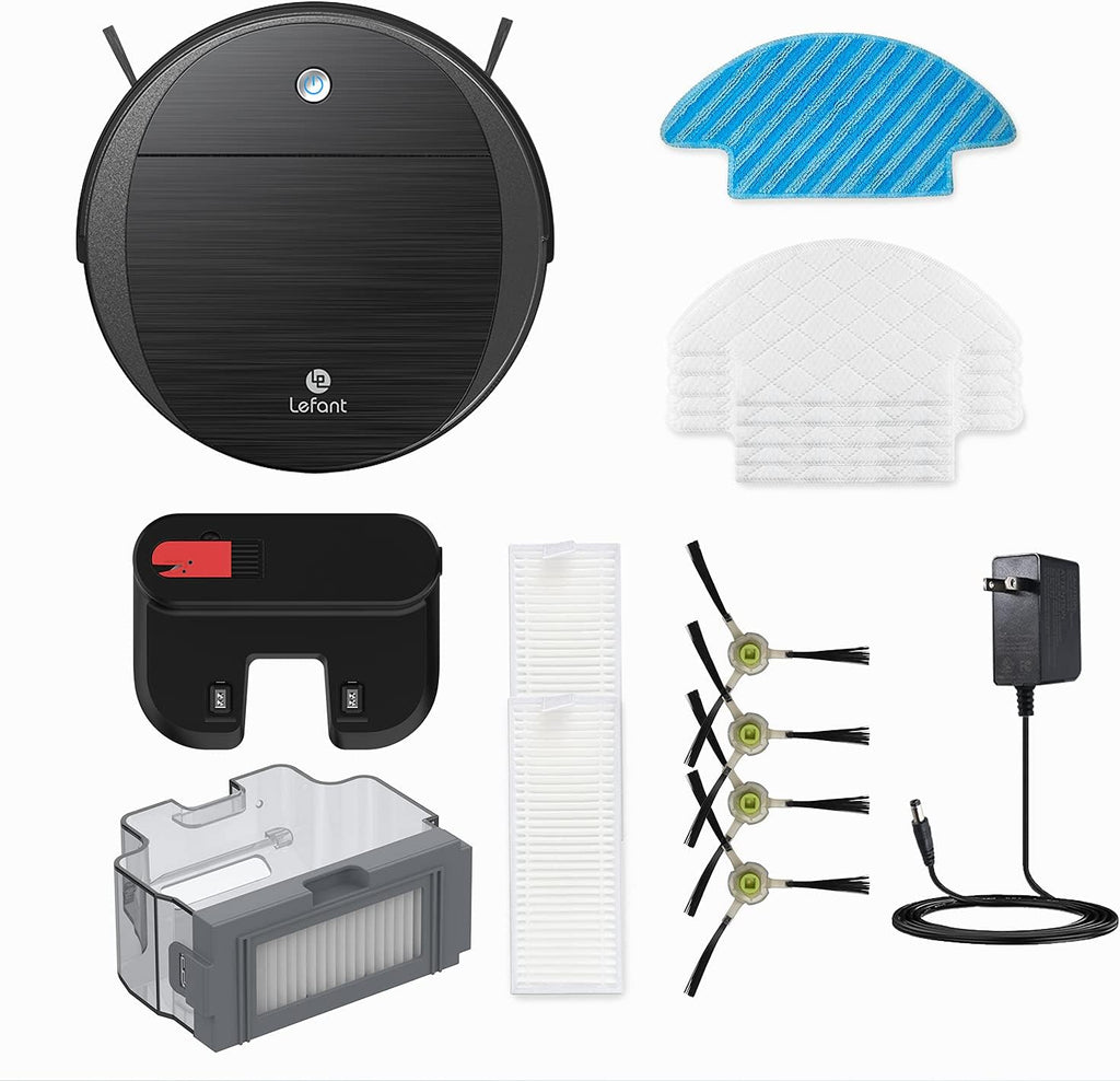 Robot Vacuum and Mop with 2200Pa Suction, 11" Small Body D4593