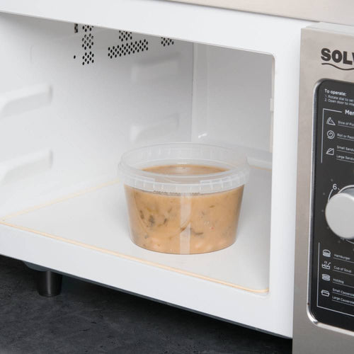 16 oz Clear Tamper Resistant Deli Container - 500/Case L388