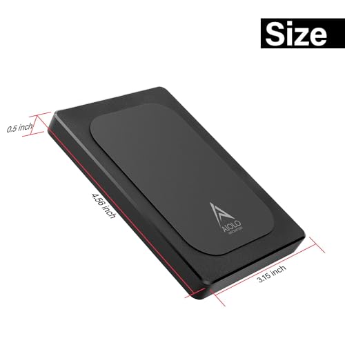 1TB Ultra Slim Portable External Hard Drive USB 3.0 USB-C X2265