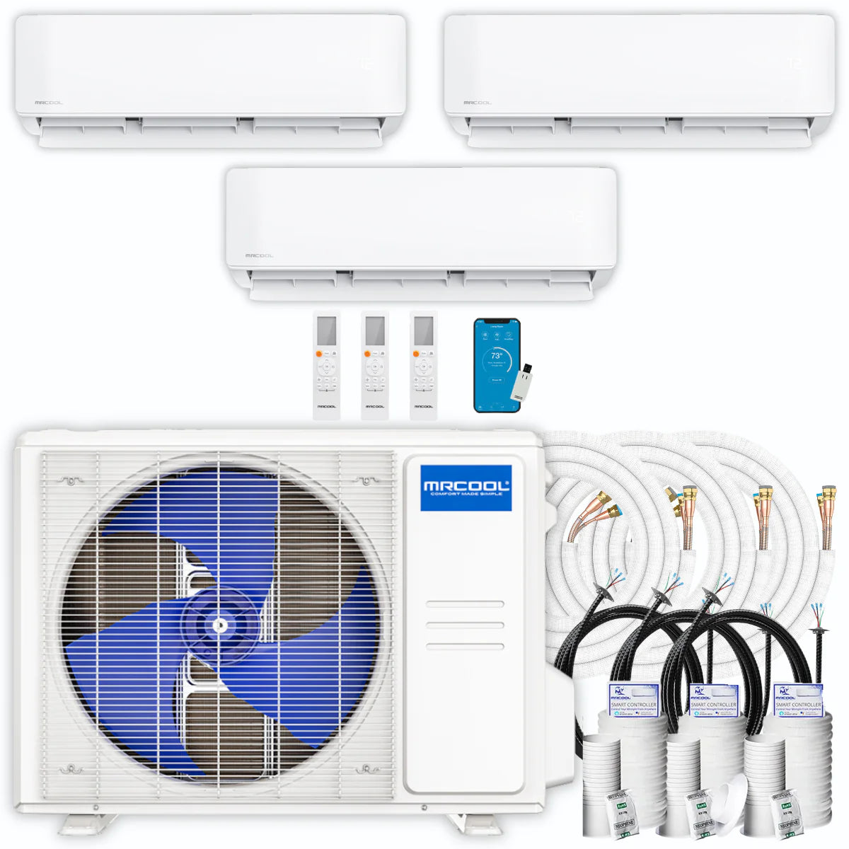36,000 BTU 3 Zone Ductless Air Conditioner and Heat Pump O812757