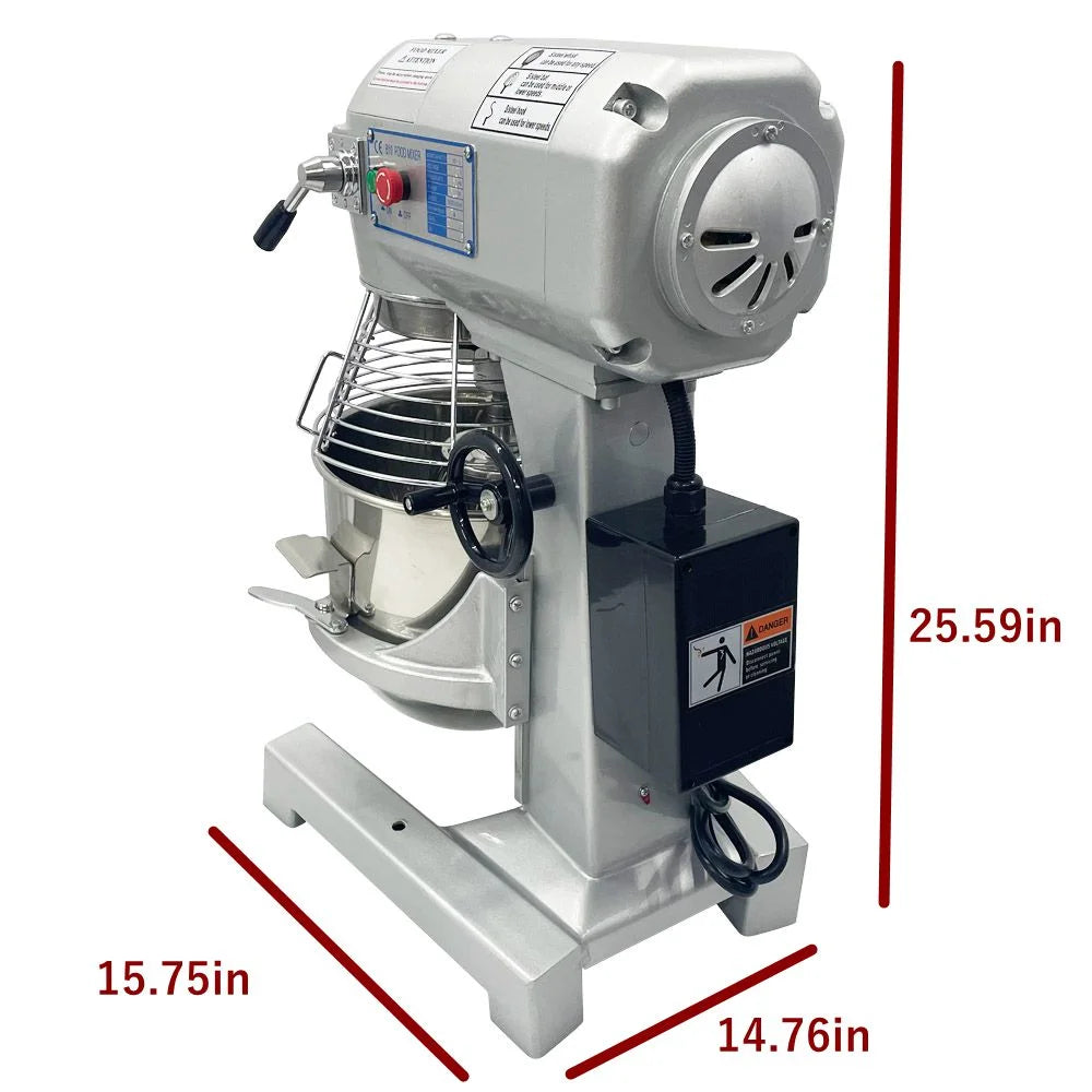 Commercial Dough Mixer 11Qt 3 Speed Stainless Steel J8489