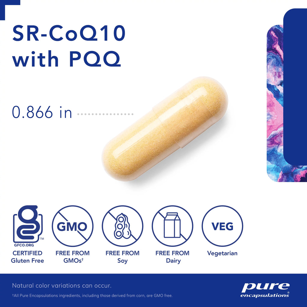 60 Capsules CoQ10 with PQQ Supplement E8661