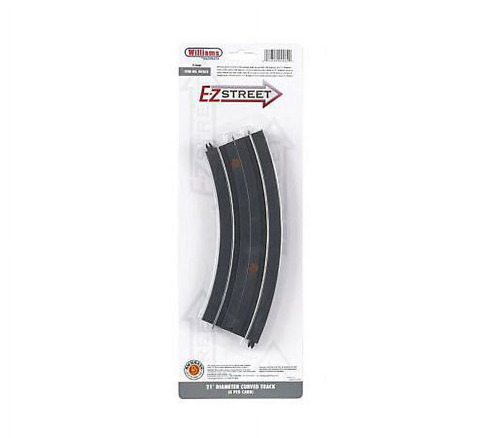 21" Diameter Curved Track 4 Per Card - O Scale Multi-Colored B628863