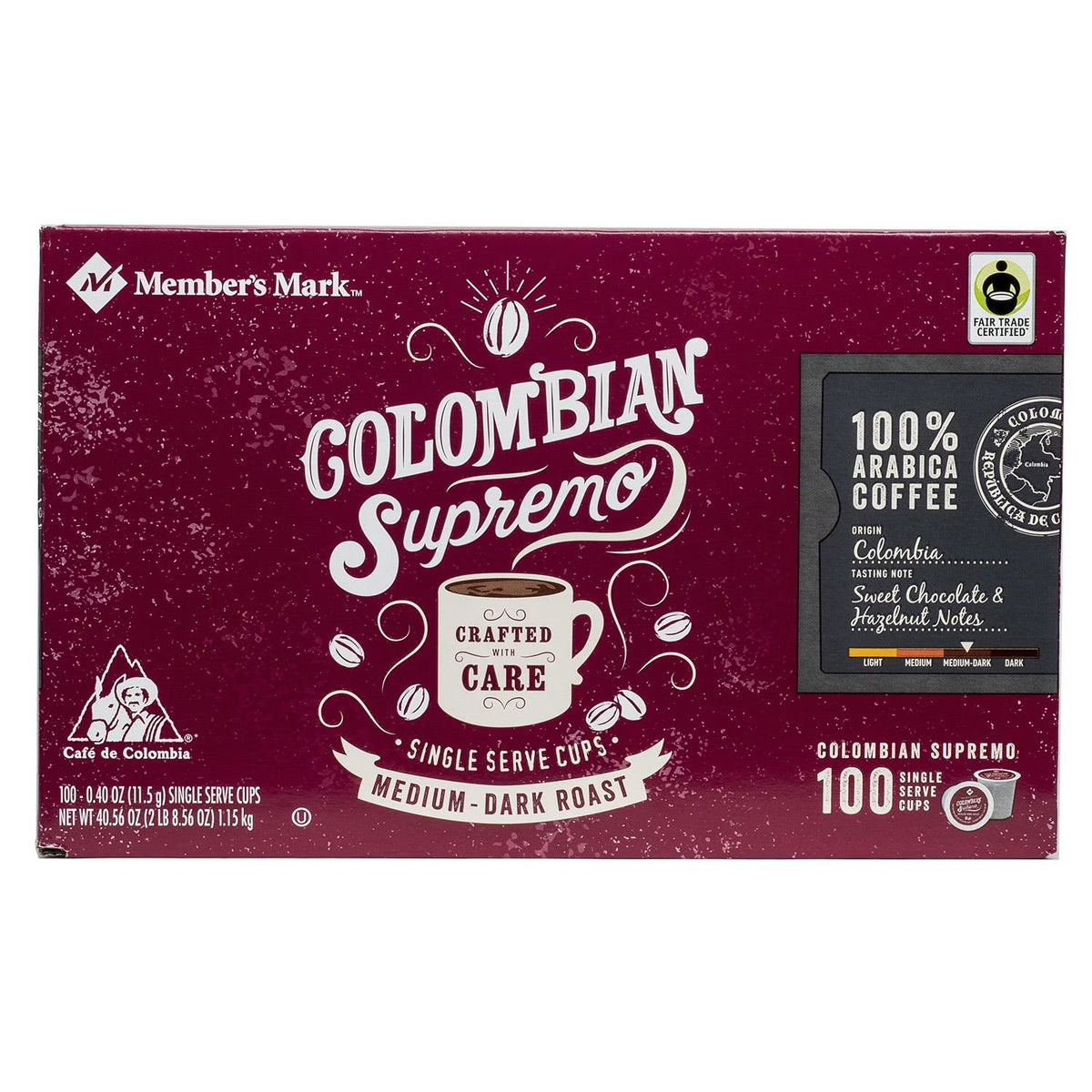 100 ct. Colombian Supremo Coffee K69329