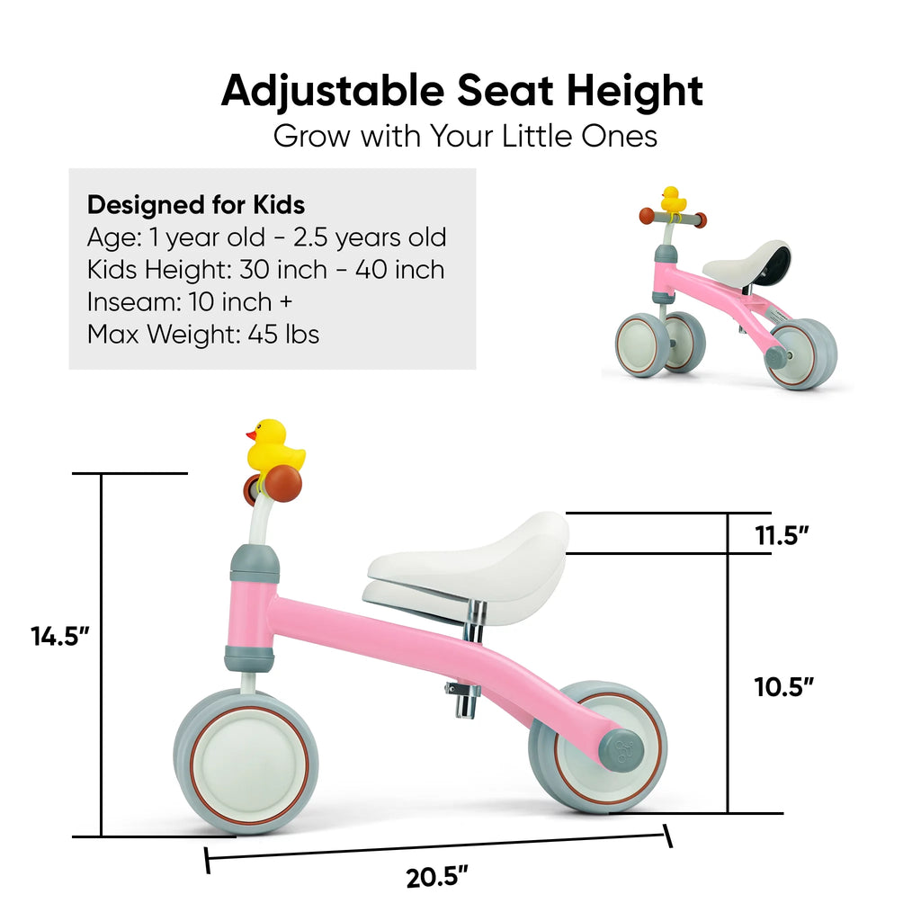 White Baby Balance Bike E460
