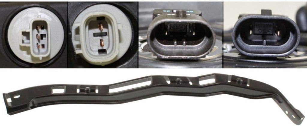 Passenger Side Headlight with Bulb for 2005-2007 Toyota Avalon M7437