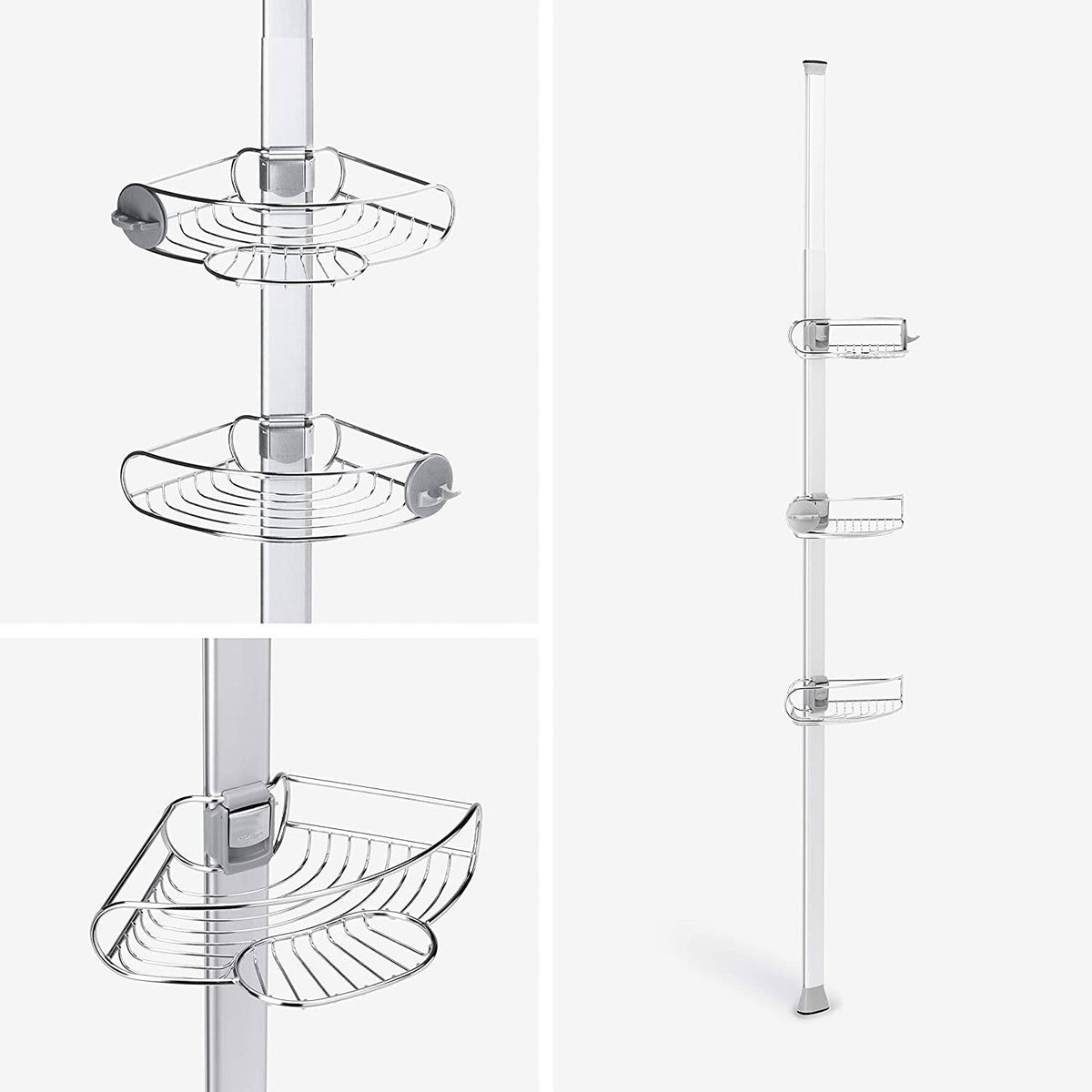 Stainless Steel Tension Shower Caddy W66737