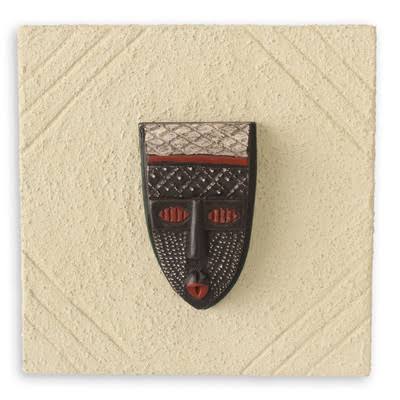 Authentic African Mask Plaque Wall Décor I6785