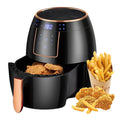 5.5L 1300W Touch Screen Electric Air Fryer with Bakeware B9051