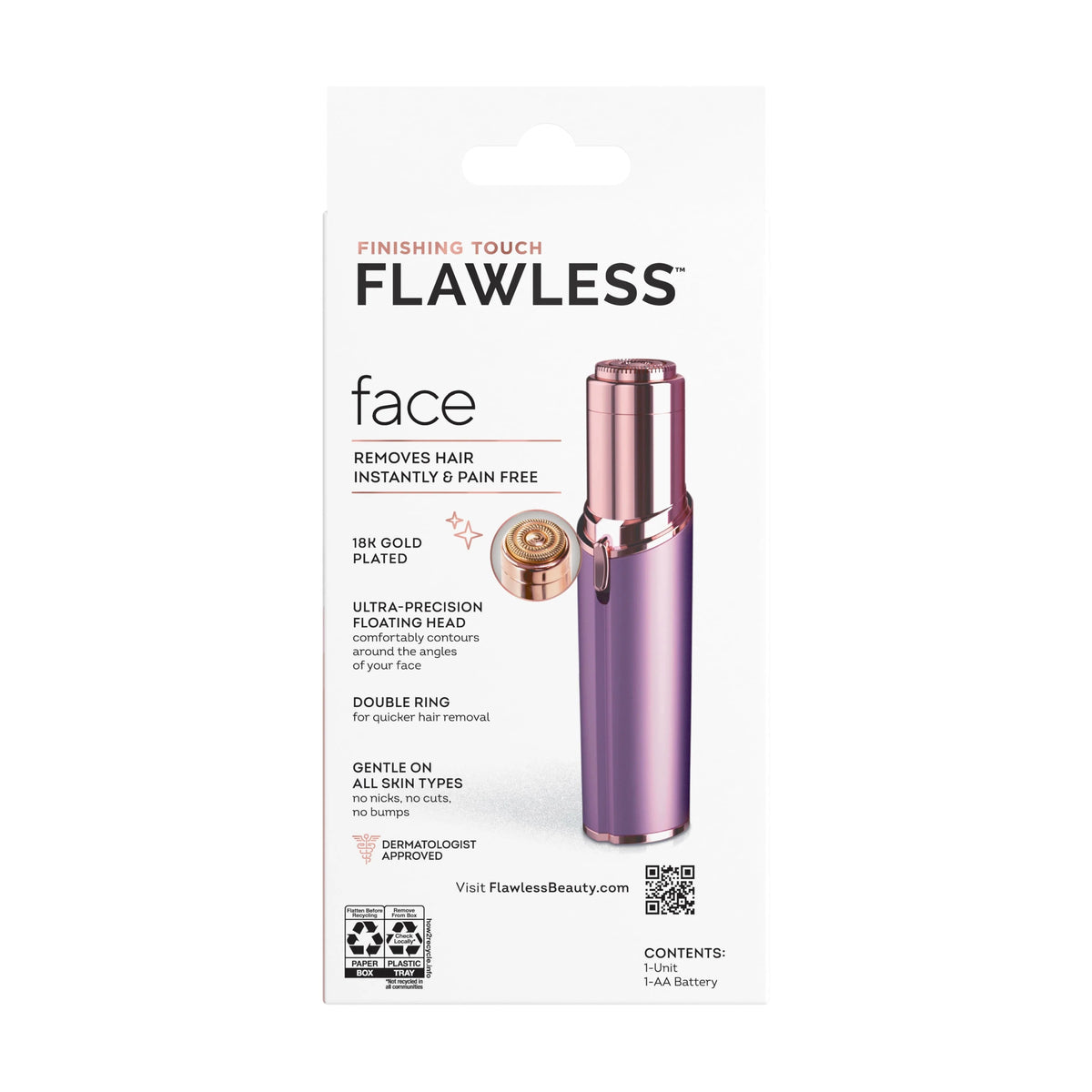 Electric Facial Hair Remover with LED Light X3580