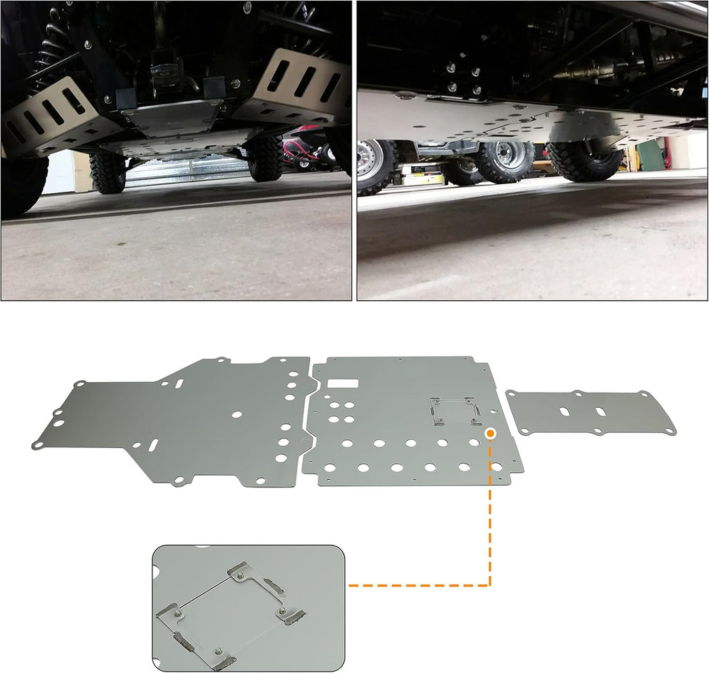 3/16" Aluminum Skid Plate for Honda Pioneer 700 J324368
