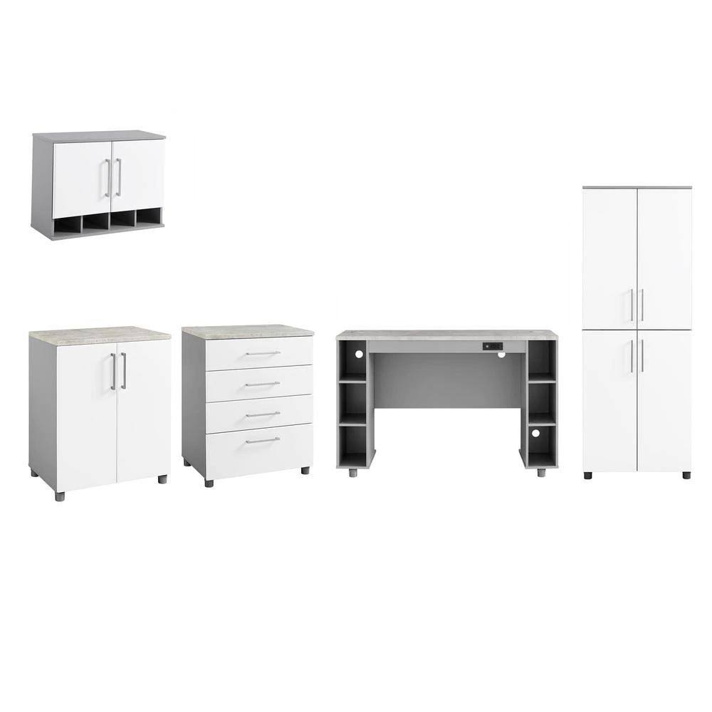 White 4 Drawer Base Cabinet I814148