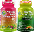 Women's Daily Multivitamin 50 Plus Liposomal Glutathione 500mg Supplement Y331