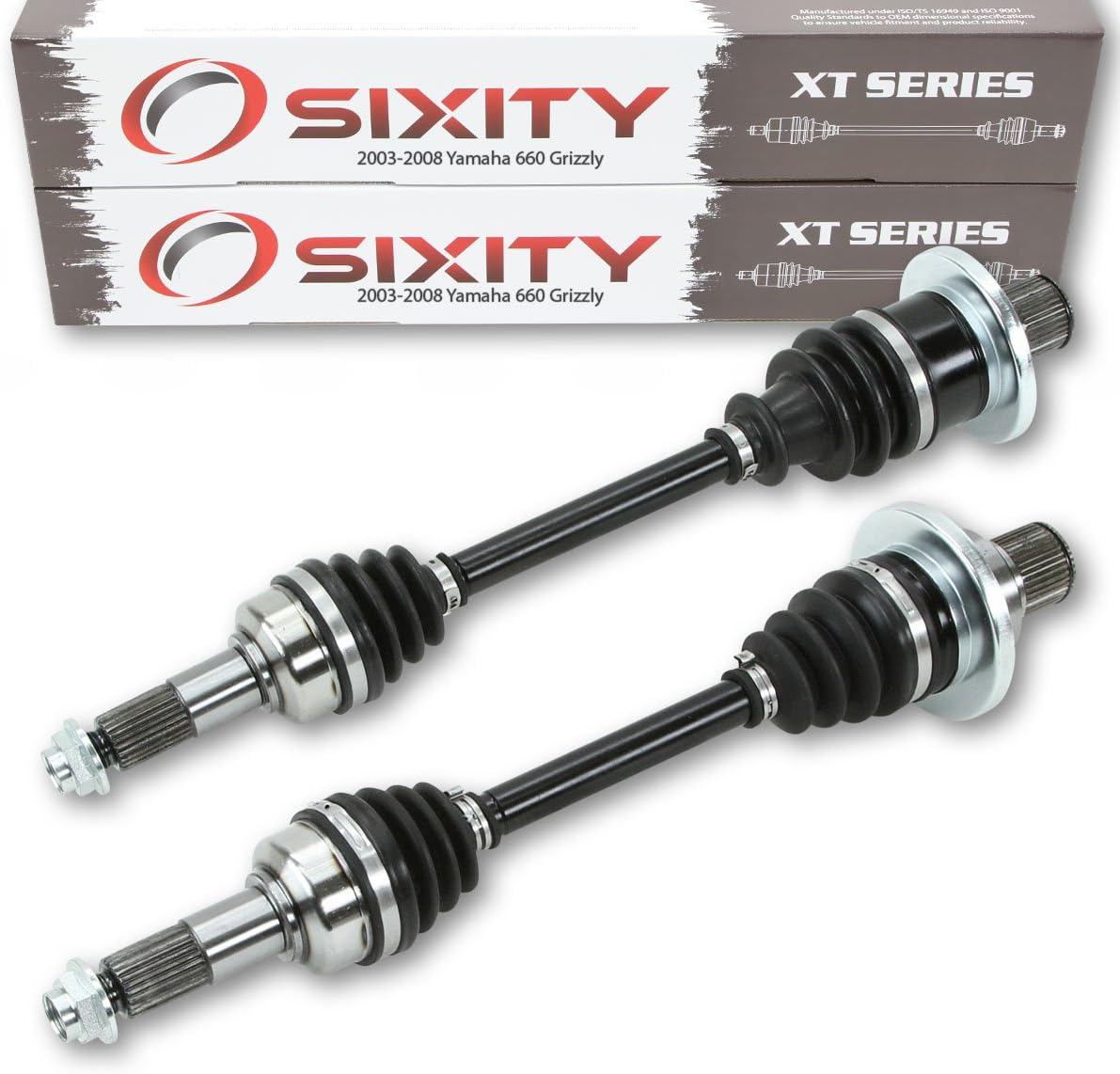Rear Left Right Axles Pair for Yamaha 660 Grizzly 4X4 F803448