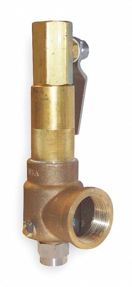 Pop Safety Valve, 3/4In, 500 psi, Bronze A232